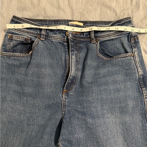 Sezane le crop bleu denim size 40 - Picture 8 of 9